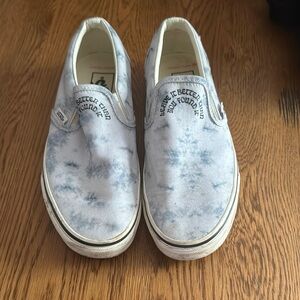 Vans Blue Tie-Dye Women's Sneakers